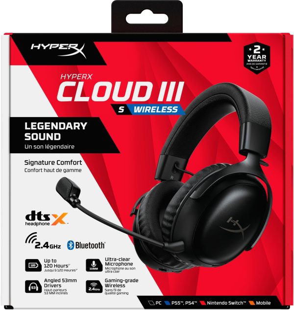 HyperX Cloud III S Wireless Gaming Headset PC PS5 PS4-21