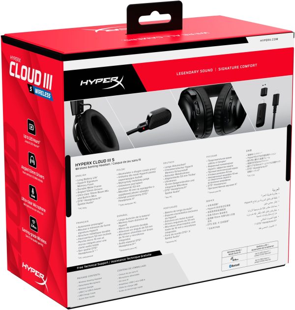 HyperX Cloud III S Wireless Gaming Headset PC PS5 PS4-20
