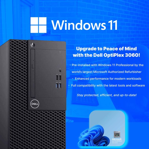 Dell Optiplex 3060 Tower Computer Intel i5 32GB SSD-2