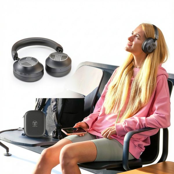 TREBLAB Z7 Pro Wireless ANC Headphones Over Ear Gray-2