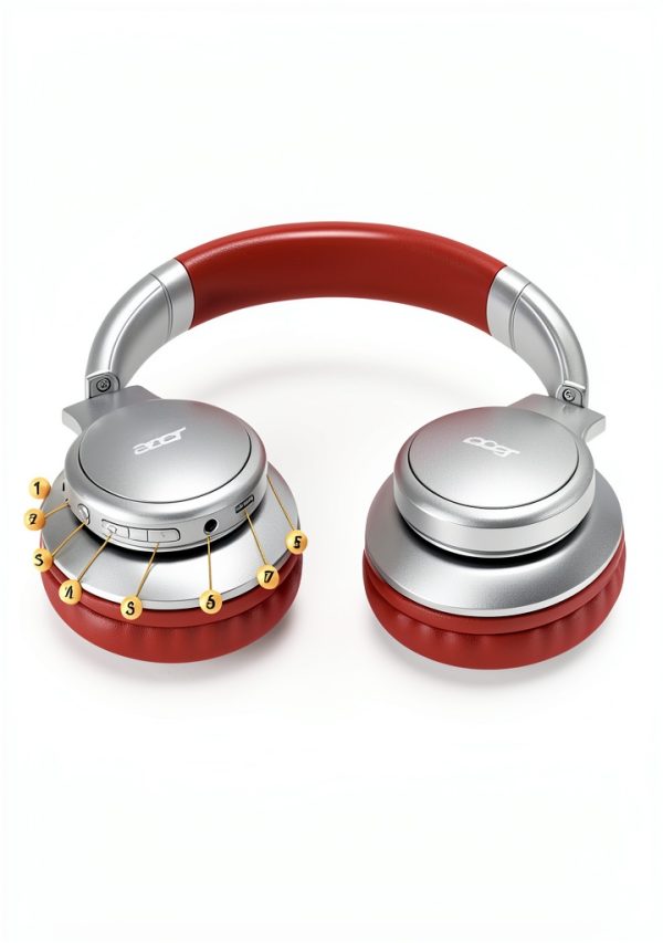 Acer Wireless Headphones High Resolution Audio Noise-1