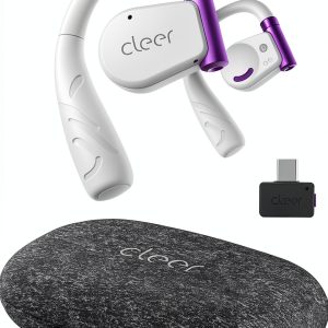 Cleer ARC II Gaming Earbuds Open Ear Low Latency Black White-0