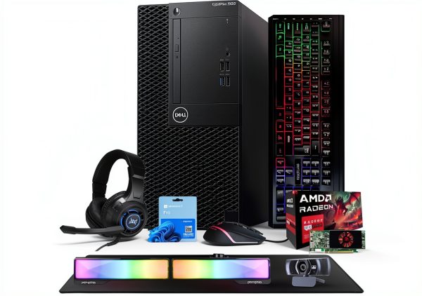 Dell Optiplex 3060 Tower PC Intel i5 AMD Radeon 32GB SSD-0