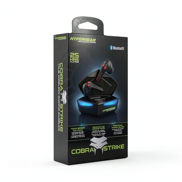 HyperGear CobraStrike Gaming Earbuds Low Latency Stereo-1