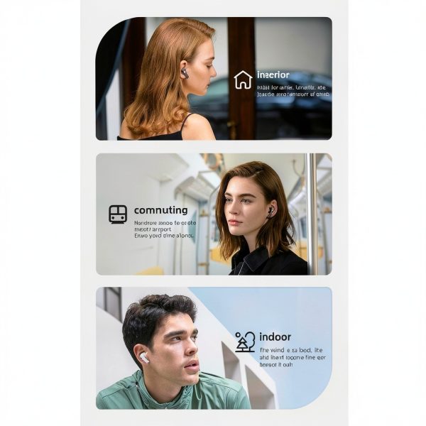 SKRAN Wireless Earbuds Hi Fi Sound ENC Noise Cancelling-6