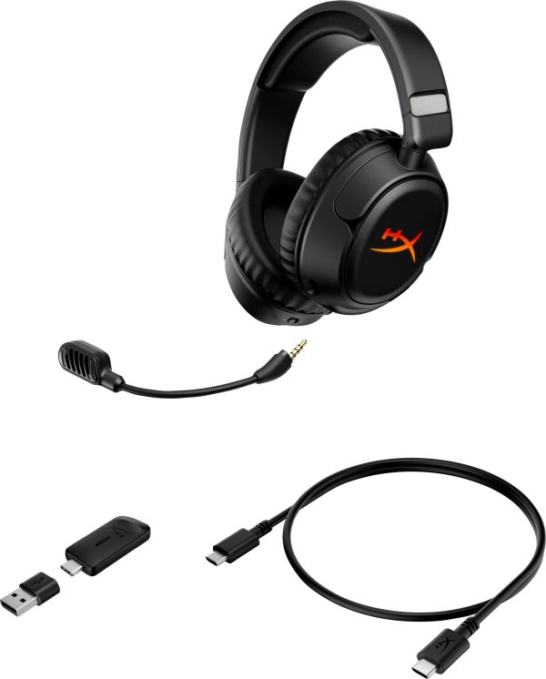 HyperX Cloud Flight 2 Wireless Gaming Headset Black White-16