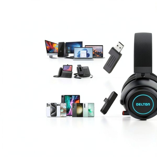 Delton G520 Wireless Gaming Headset Crystal Sound Comfort-4