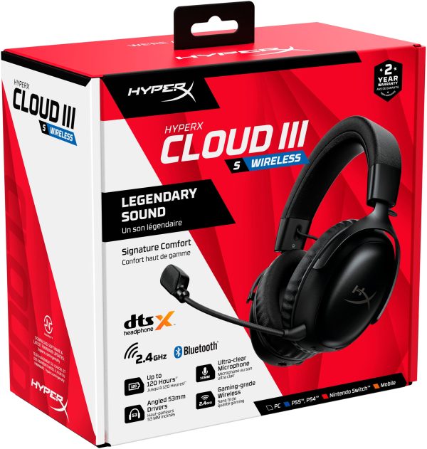HyperX Cloud III S Wireless Gaming Headset PC PS5 PS4-19