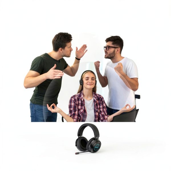 Delton G520 Wireless Gaming Headset Crystal Sound Comfort-5